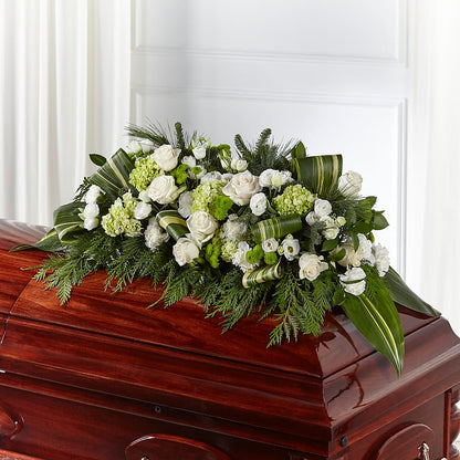 Hopeful Gesture Casket Spray –  Yosvi Gardens, Boca Raton FL